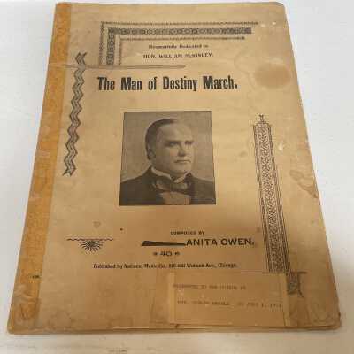 "Man of Destiny March" sheet music