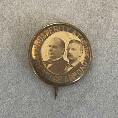 McKinley and Roosevelt Pin