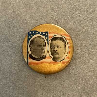 McKinley and Roosevelt Pin
