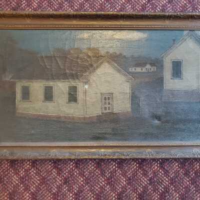 Oil portrait of the Little White School