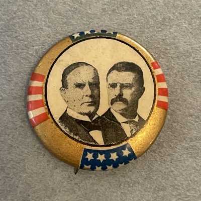 McKinley Roosevelt Pin