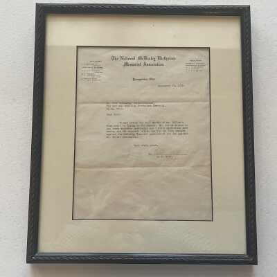 Letter from Wulf to Docherty