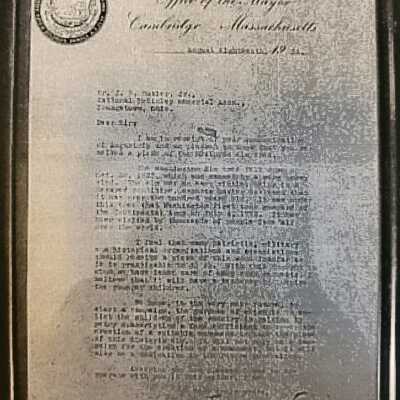 Letter from mayor of Cambridge to Butler