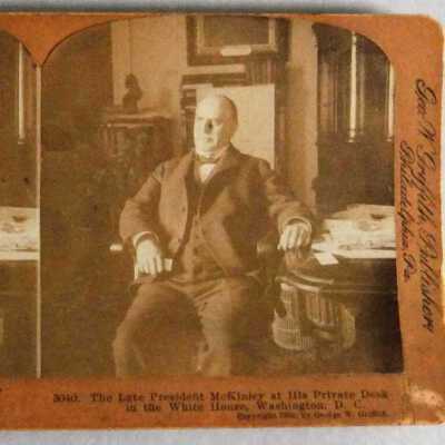 McKinley at his Private Desk