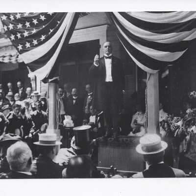 President McKinley Accepting the Nomination for the Second Term July 12, 1900 Blank K