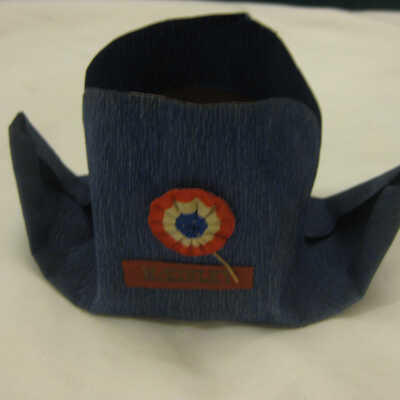 McKinley Miniature Blue and Red Top Hat