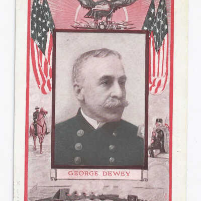 George Dewey postcard.