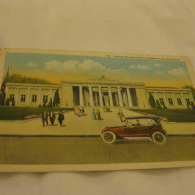 Postcard of The McKinley National Memorial, Niles, Ohio