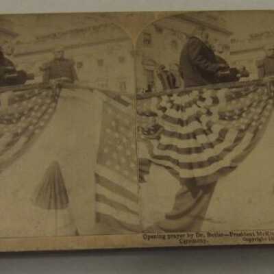 Opening Prayer by Dr. Butler--President McKinley and Admiral Dewey--Sword Presentation Ceremony