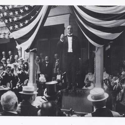 President McKinley Accepting the Nomination for the Second Term, July 12, 1900 Blank TT