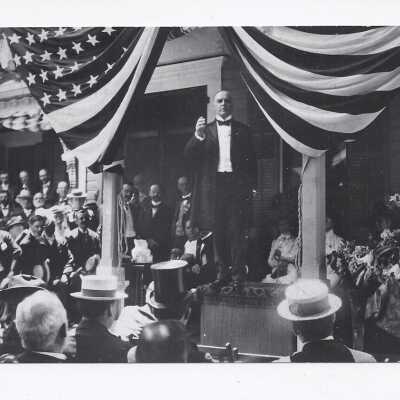 President McKinley Accepting the Nomination for the Second Term July 12, 1900 Blank T
