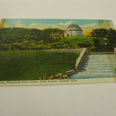McKinley Monument from Canton Park System, Canton, Ohio. 8A3-N