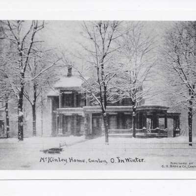 The McKinley Home in Winter Blank FF