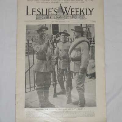 Leslie's Weekly Illustrated, Vol. LXXXVII No. 2246, Uniforms And Types Of Army And Navy.