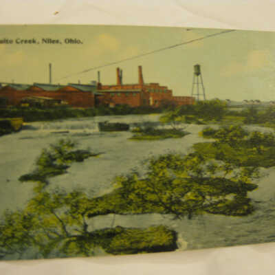 Postcard of Mosquito Creek, Niles, Ohio