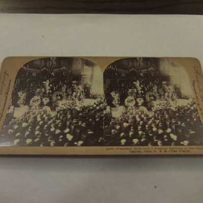 President McKinley's Funeral Services in the Church at Caonton, Ohio, U.S.A.--The Prayer