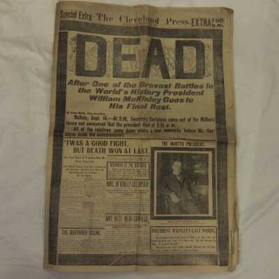 Dead: After one of the Bravest Battles in the World's History President William McKinley Goes to His Final Rest.