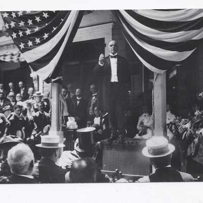 President McKinley Accepting the Nomination for the Second Term July 12, 1900 Blank Z