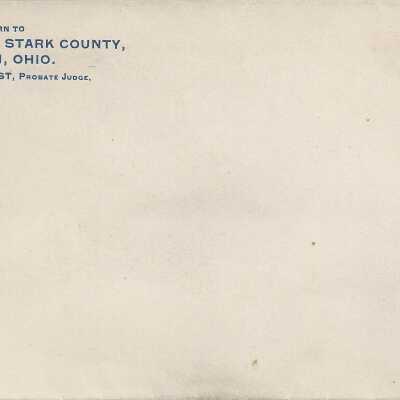 Stark County Probate Office Envelope