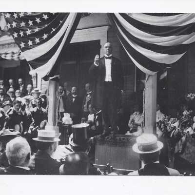 President McKinley Accepting the Nomination for the Second Term July 12, 1900 Blank AA