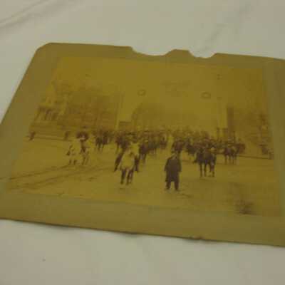 Photo of McKinley's funeral procession in Canton, Ohio