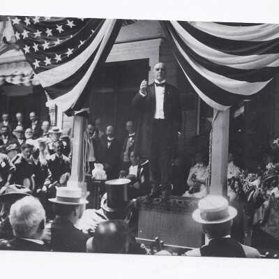 President McKinley Accepting the Nomination for the Second Term, July 12, 1900 Blank PP