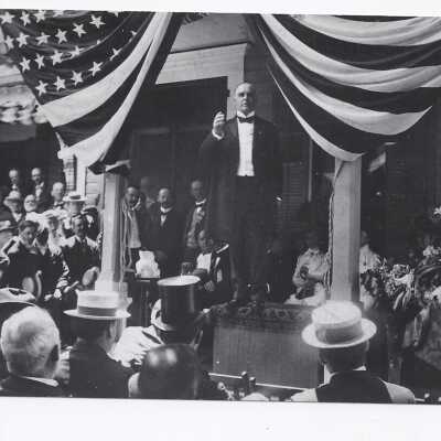 President McKinley Accepting the Nomination for the Second Term July 12, 1900 Blank Q