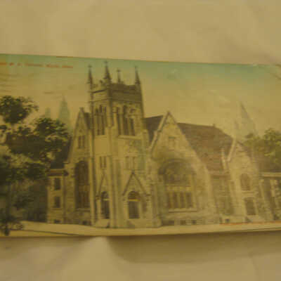Postcard of First Methodist Church in Niles, Ohio