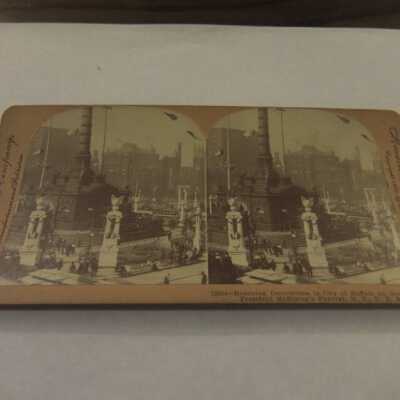 Mourning Decorations in City of Buffalo on Occasion of President McKinley's Funeral
