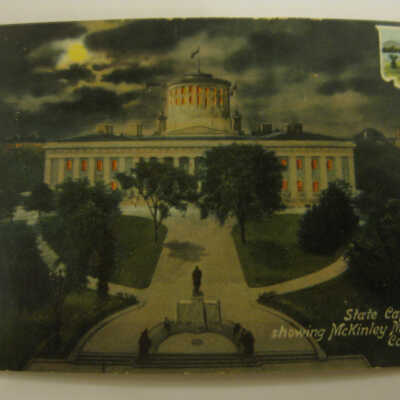 State Capitol showing McKinley Monument, Columbus, Ohio