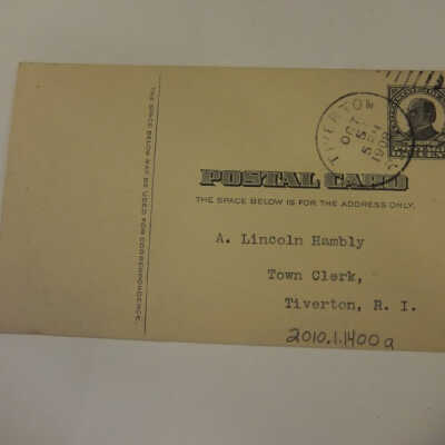 A. Lincoln Hambly, Town Clerk