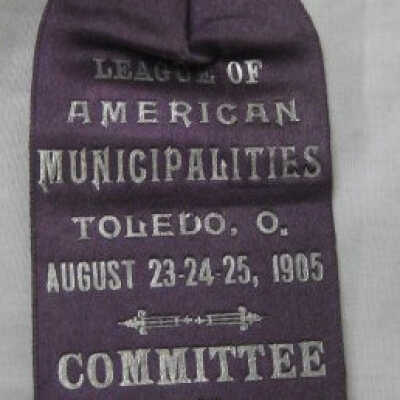 McKinley Commemorative Ribbon from Toledo, Ohio