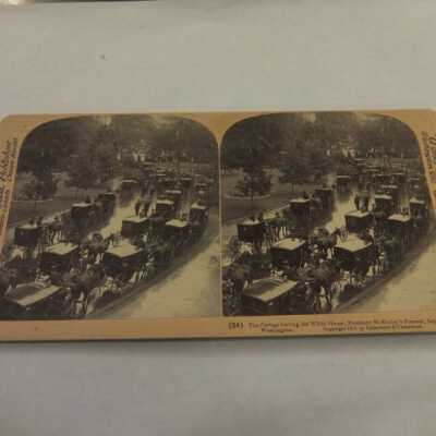 The Cortege leaving the White House, President McKinley's Funeral, Sept. 17, 1901