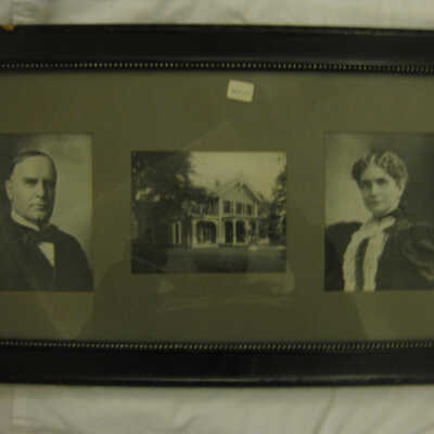 President & Mrs. McKinley, With Canon, Ohio Home.