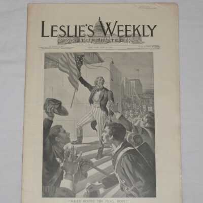 Leslie's Weekly Illustrated, Vol. LXXXVI No. 2228, "Rally Round The Flag, Boys!"