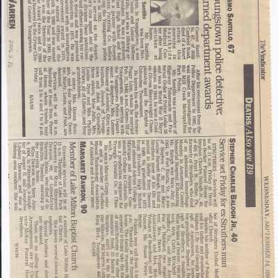Brushing Up on History Newspaper Article.