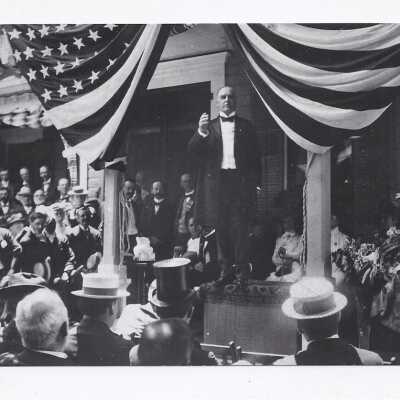 President McKinley Accepting the Nomination for the Second Term July 12, 1900 Blank O