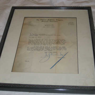 Letter from Butler to M.E. Rose