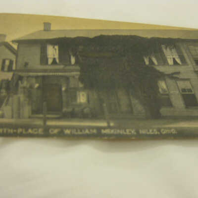 Postcard of William McKinley's Birthpalce