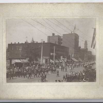 Escort Parade for President McKinley at Canton, Ohio August 30, 1899