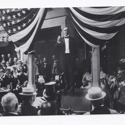 President McKinley Accepting the Nomination for the Second Term, July 12, 1900 Blank TT