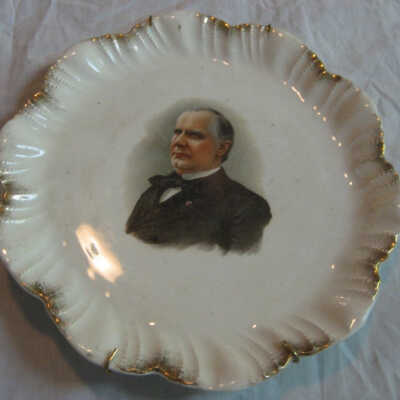 McKinley Commemorative Colored Plate