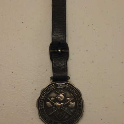 McKinley Monument Watch Fob, K. of P., 1912