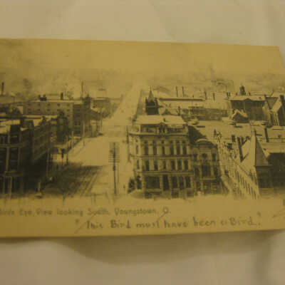 Postcard of image of Youngstown, Ohio