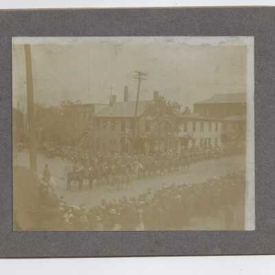 McKinley Funeral Procession on a Street Corner in Canton, Ohio