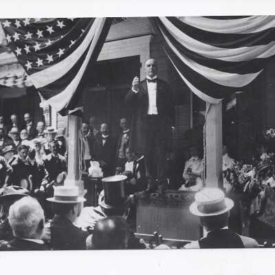President McKinley Accepting the Nomination for the Second Term July 12, 1900 Blank R