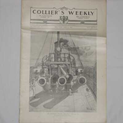 Collier's Weekly, Vol. 21 No. 12, "The Dynamite Cruiser 'Vesuvius'"