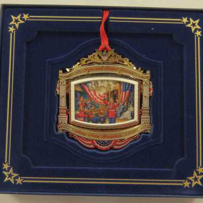 2010 White House Historical Association Christmas Ornament McKinley