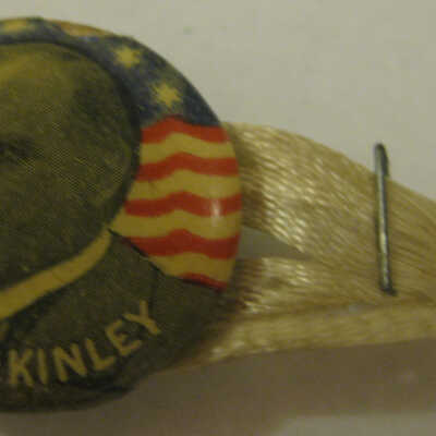 McKinley campaign pin.