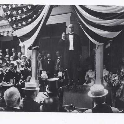President McKinley Accepting the Nomination for the Second Term, July 12, 1900 Blank PP